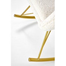 Šūpuļkrēsls ar zelta kājām LIBERTO